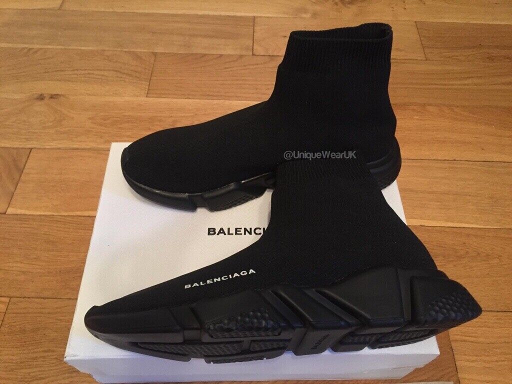 balenciaga speed trainer womens all black